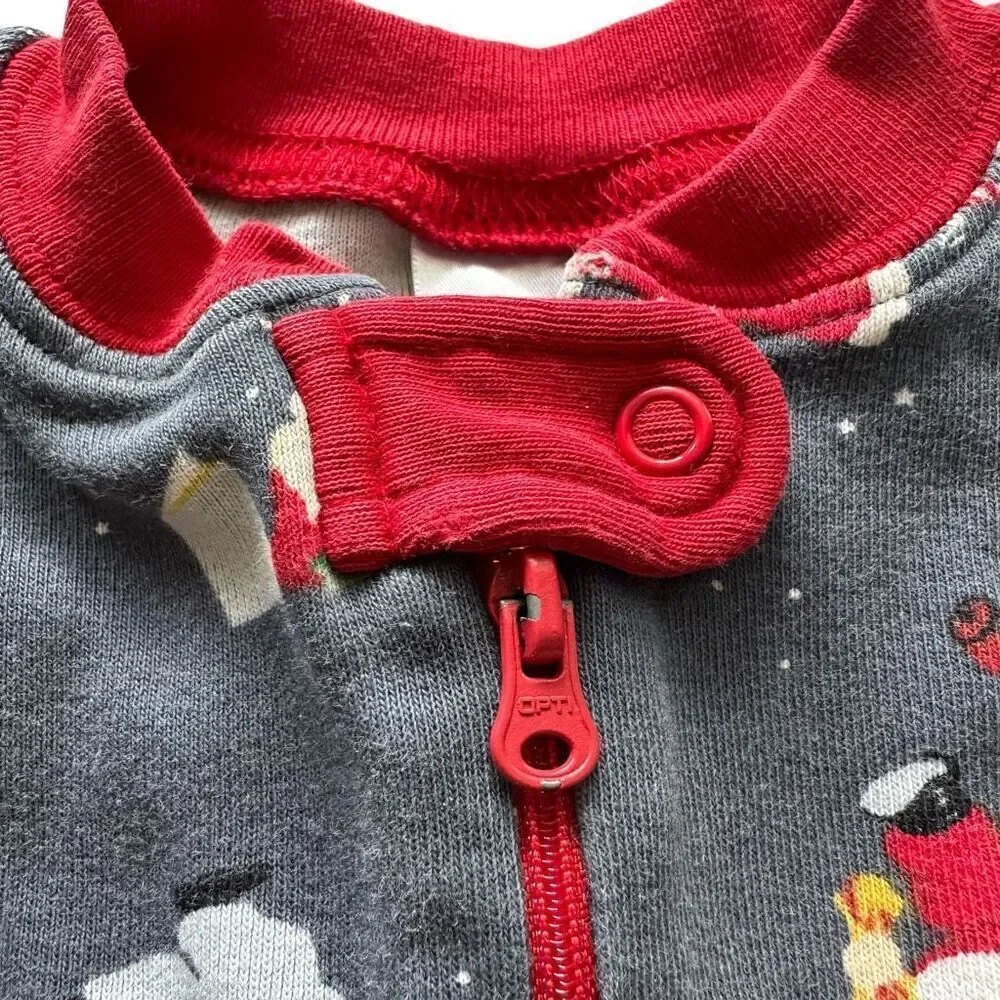 Hanna Andersson size 6-9 months Holiday Print Sleeper Pajama